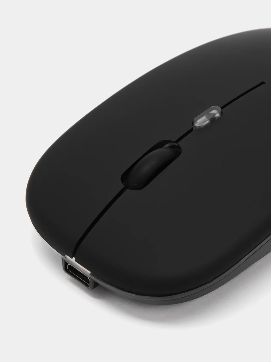 Черный компьютерная мышь беспроводная бесшумная оптическая Bluetooth+2.4G