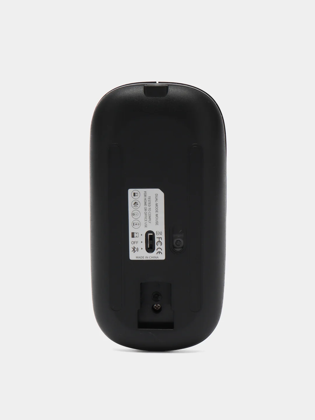 Черный компьютерная мышь беспроводная бесшумная оптическая Bluetooth+2.4G