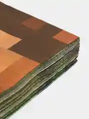 Одноразовые салфетки в стиле Minecraft (Майнкрафт, пиксели) 33 х 33 см, 20 шт
