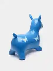 Синий надувной прыгун "Осел"