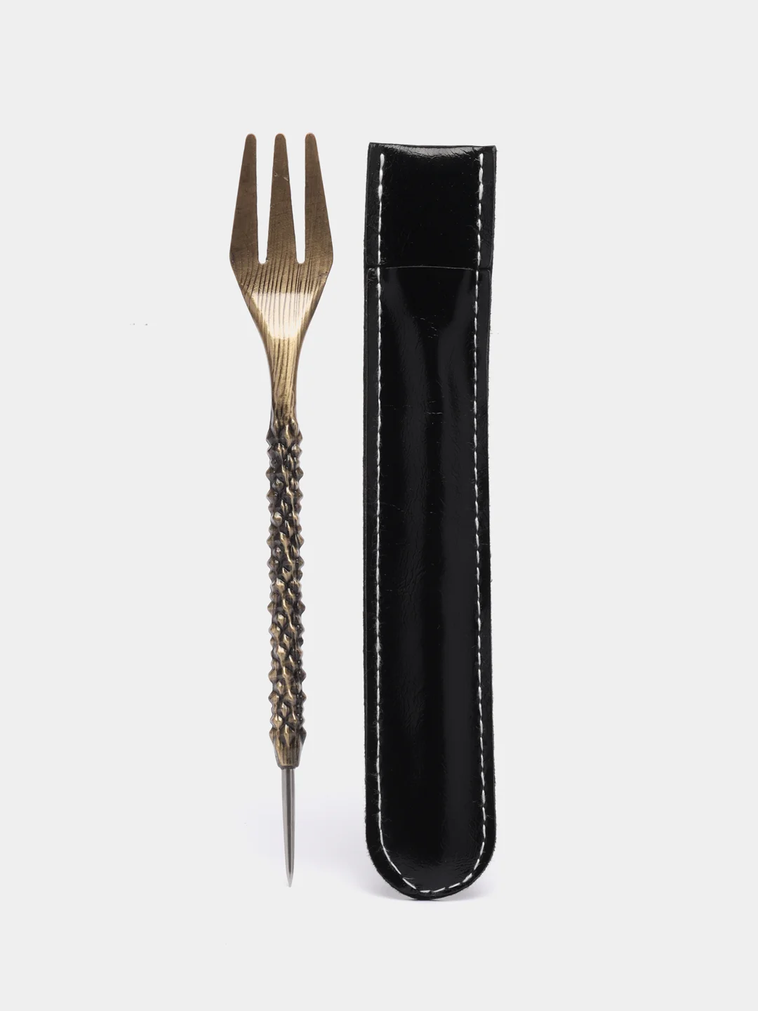 Бронзовый шило-вилка для укладки табака Fork & Awl