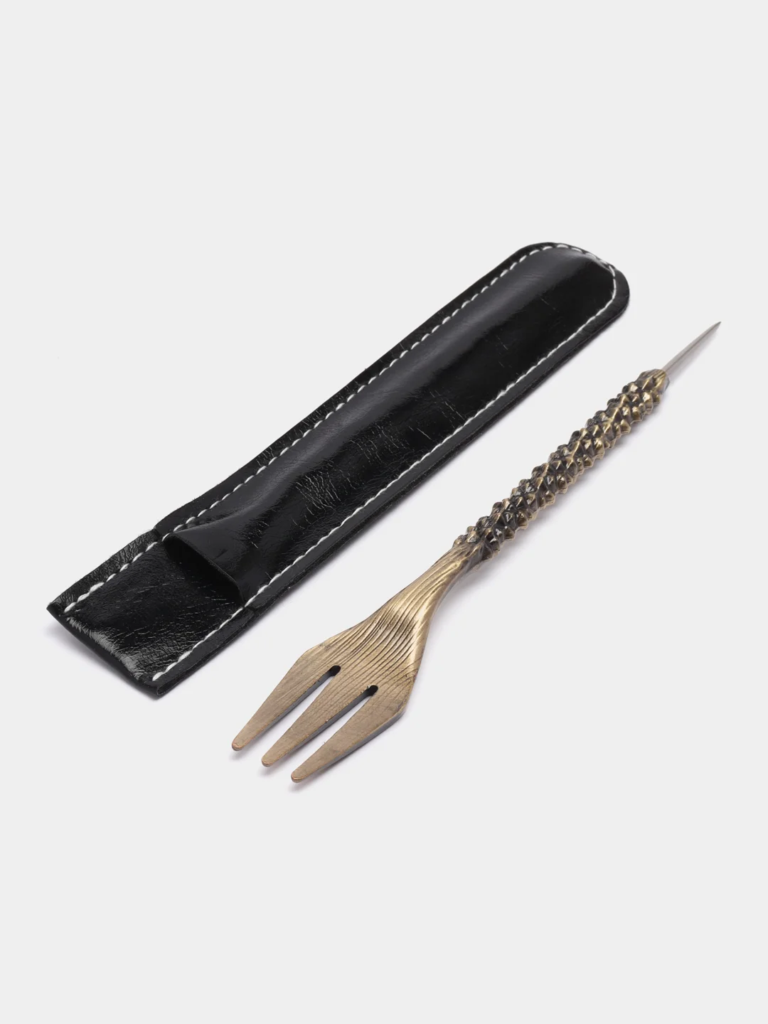 Бронзовый шило-вилка для укладки табака Fork & Awl