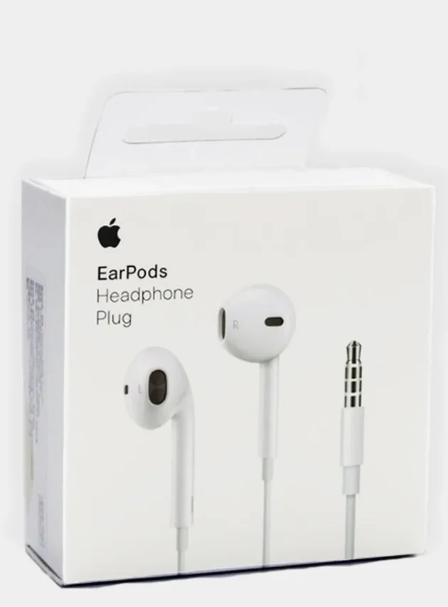 Наушники c микрофоном 3.5 jack (3.5 mm), белый