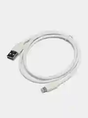 Кабель белый Usb 2.0-Lightning, 1 м, Sonnen, медь, шнур для зарядки iPhone/iPad, 513559