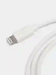 Кабель белый Usb 2.0-Lightning, 1 м, Sonnen, медь, шнур для зарядки iPhone/iPad, 513559