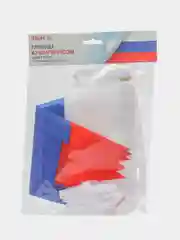 Гирлянда из флагов России, 5 м, 10 треугольных флажков 20х30 см, Brauberg/staff, 550186