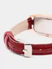 Белый часы женские со стразами, кварцевые, под кожу
