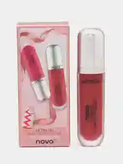 Кораллово-розовый жидкая помада матовая с эффектом увлажнения, женская косметика для губ