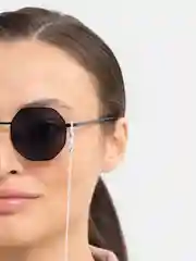 Серебряный цепочка для очков