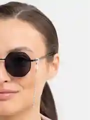 Серебряный цепочка на очки