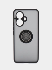 Чехол противоударный Realme 10 Pro Plus, c магнитом и кольцом