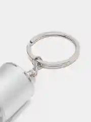 Серебряный брелок для ключей, металлический