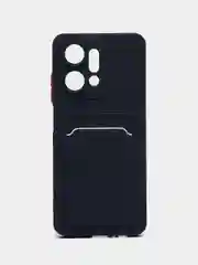 Морской чехол для Honor X7A/X7A Plus (Хонор Х7А Плюс), с карманом для карт, прозрачный