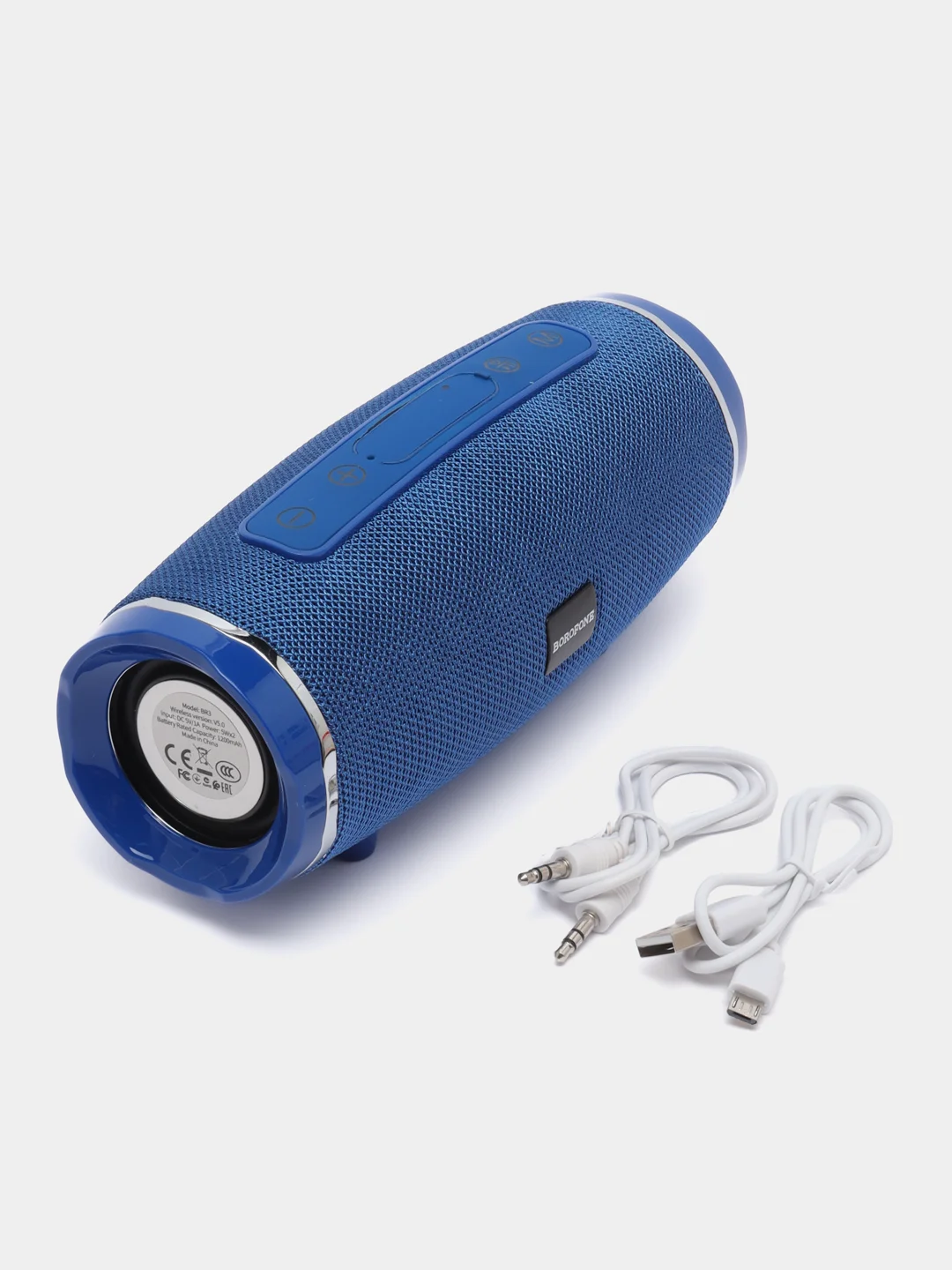 Синий портативная колонка Borofone BR3 Rich Sound Bluetooth