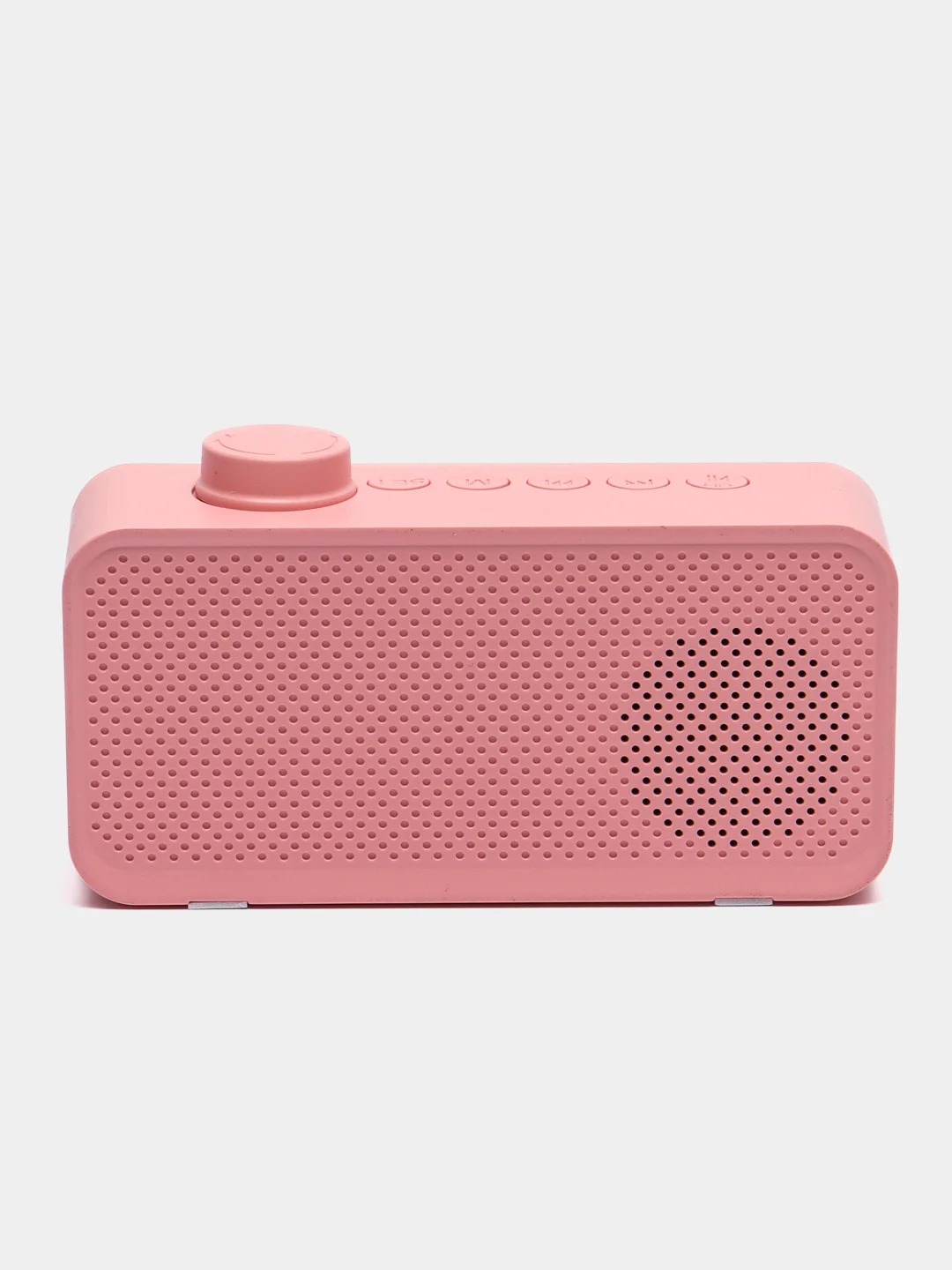 Розовый беспроводная Bluetooth колонка 2 в 1 часы - будильник настольные