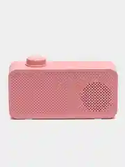 Розовый беспроводная Bluetooth колонка 2 в 1 часы - будильник настольные