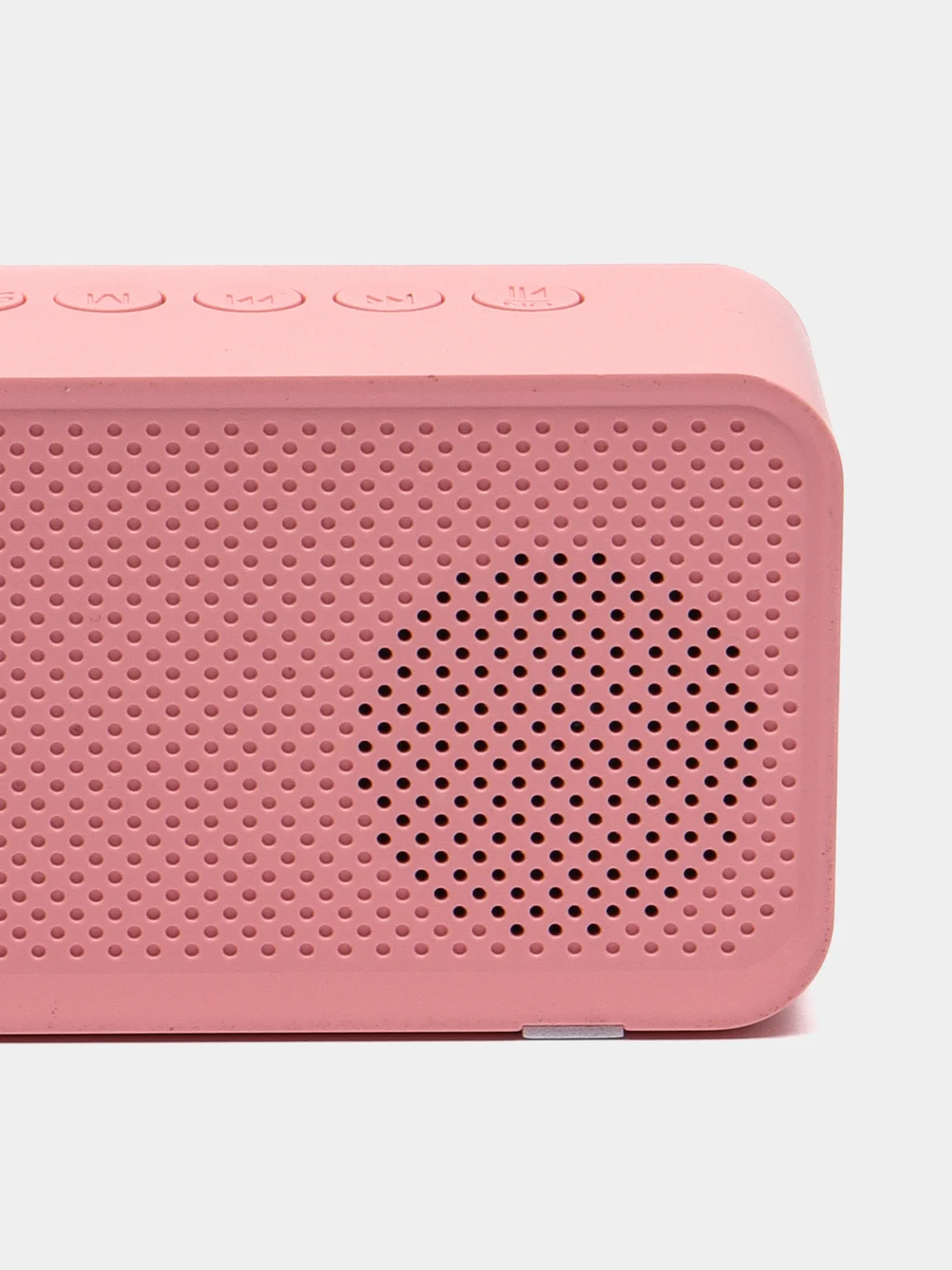 Розовый беспроводная Bluetooth колонка 2 в 1 часы - будильник настольные