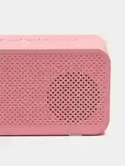 Розовый беспроводная Bluetooth колонка 2 в 1 часы - будильник настольные