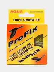 Зеленый плетеный шнур для рыбалки, плетенка Aqua ProFix, 100 м