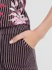 Коричневый трикотажный женский комплект,футболка и брюки,хлопок 100% Onstyle
