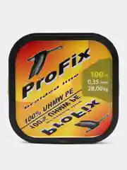 Зеленый плетеный шнур для рыбалки, плетенка Aqua ProFix, 100 м
