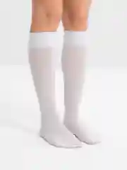 Белый гольфы женские с полосками