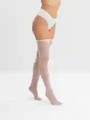 Белый женские капроновые чулки