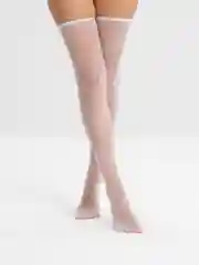 Белый женские капроновые чулки