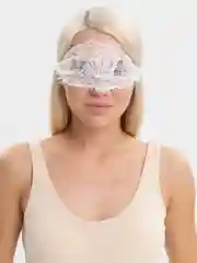 Белый маска кружевная эротическая