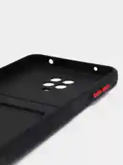 Черный чехол для Xiaomi Redmi Note 9S / Note 9 Pro, с карманом для карт