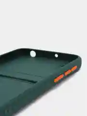 Зеленый чехол Honor 8S 8S Prime Huawei Y5 2019 Хонор 8С Хуавей у5, с карманом для карт, прозрачный