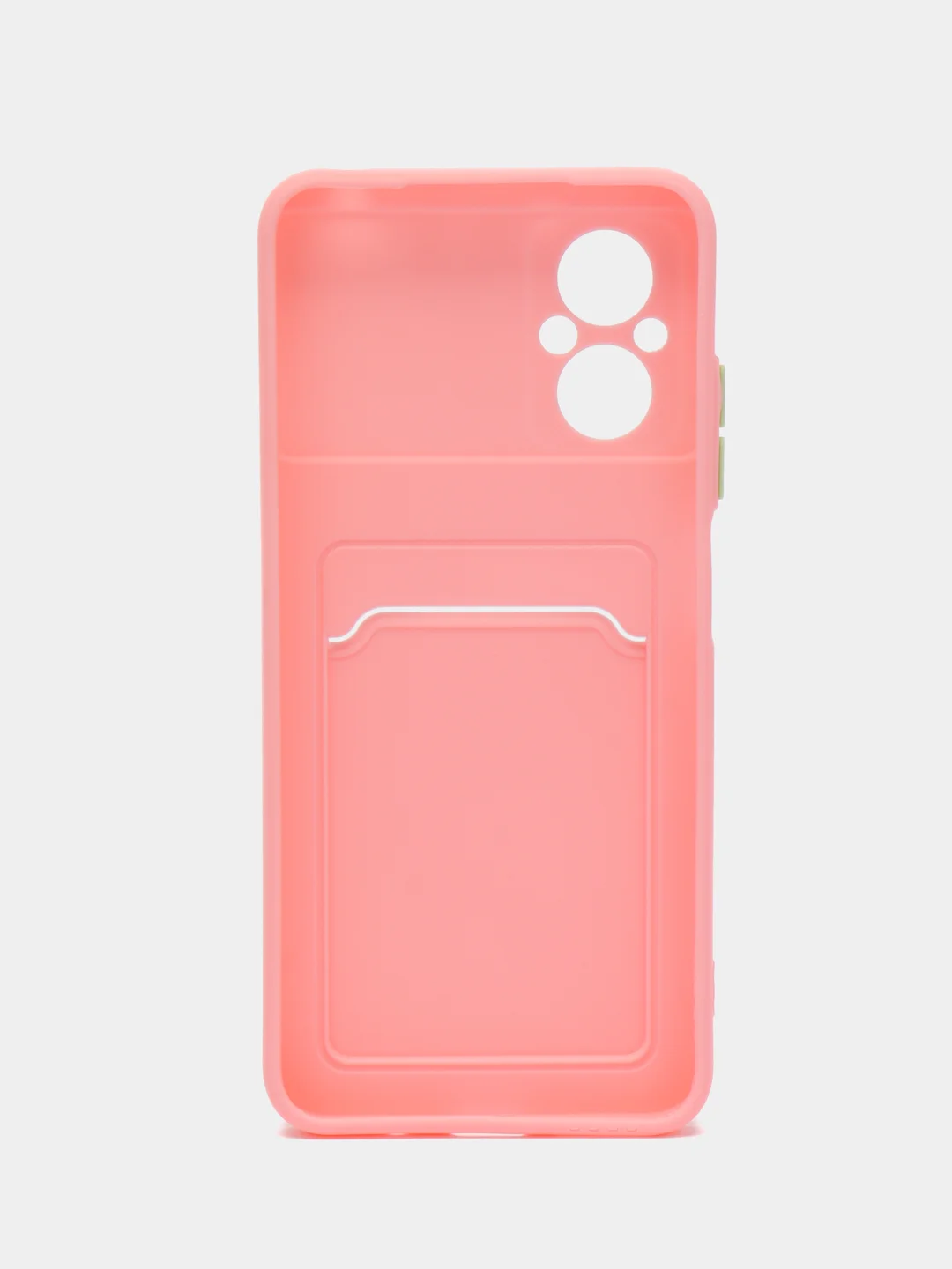 Розовый силиконовый чехол Xiaomi Poco M5 4G 2022, Poco M4 5G (Поко М4 5Г, М5 4Г 2022), с карманом для карт, прозрачный