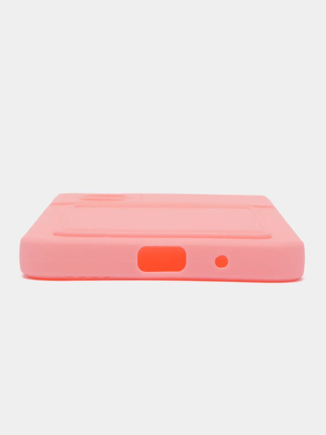 Розовый силиконовый чехол Xiaomi Poco M5 4G 2022, Poco M4 5G (Поко М4 5Г, М5 4Г 2022), с карманом для карт, прозрачный