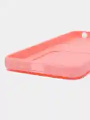 Розовый силиконовый чехол Xiaomi Poco M5 4G 2022, Poco M4 5G (Поко М4 5Г, М5 4Г 2022), с карманом для карт, прозрачный