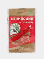 3 шт, "Лепидоцид" биопрепарат от всех видов гусениц, 4 мл