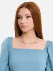 Карамельный женская цепочка, с гальваническим покрытием