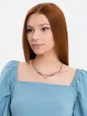 Цепочка-колье женская, на шею, из нержавеющей стали