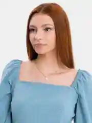 Золотой кулон с цепочкой "Цветок Лотоса"