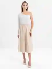 Белый топ с длинным рукавом