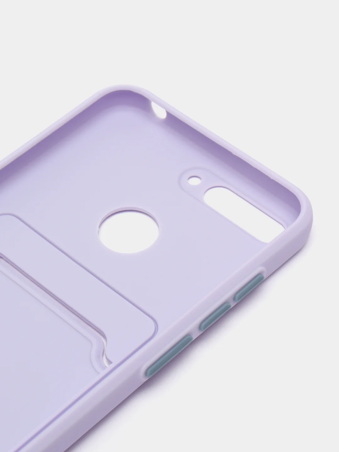 Сиреневый чехол для Huawei Y6 2018 / Honor 7C / 7A Pro / Y6 Prime, с карманом для карт