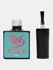 Матовый бархатный топ для гель-лака Nail Art, 11 мл