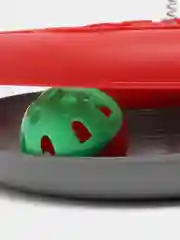 Красный интерактивная игрушка для кошек "Трек с шариком и мышкой"