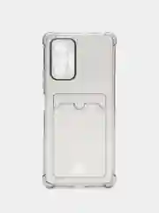Хром чехол для Xiaomi Redmi 10C, C40, 11S, 10, 9, 9A, 9C, 10A, 9T, 10S, X3, с карманом для карт