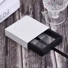 Серебряный шкатулка для хранения украшений, упаковка подарка, подарочная упаковка