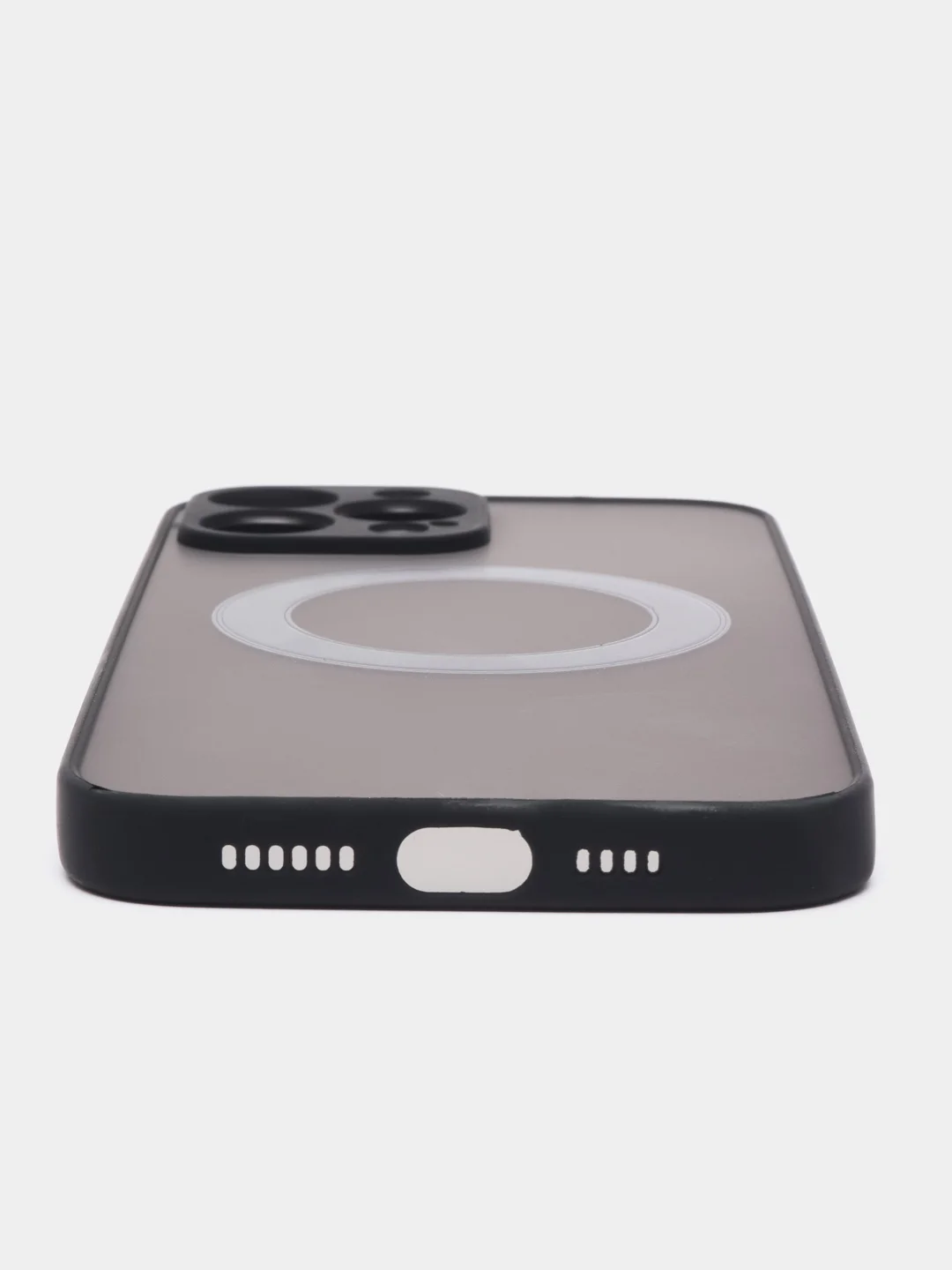 Черный чехол MagSafe на iPhone 11, 12, 13, 15, 14 Pro, Max, Mini, Plus, айфон про макс