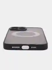 Черный чехол MagSafe на iPhone 11, 12, 13, 15, 14 Pro, Max, Mini, Plus, айфон про макс