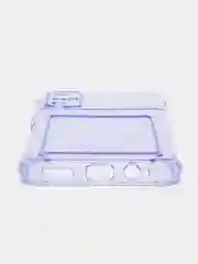 Лавандовый силиконовый чехол для Tecno Spark 8P (Техно Спарк 8П), с карманом для карт, прозрачный