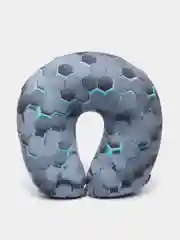 Синий подушка дорожная для шеи Ratel, серия Art moments, дизайн Black Hexagon