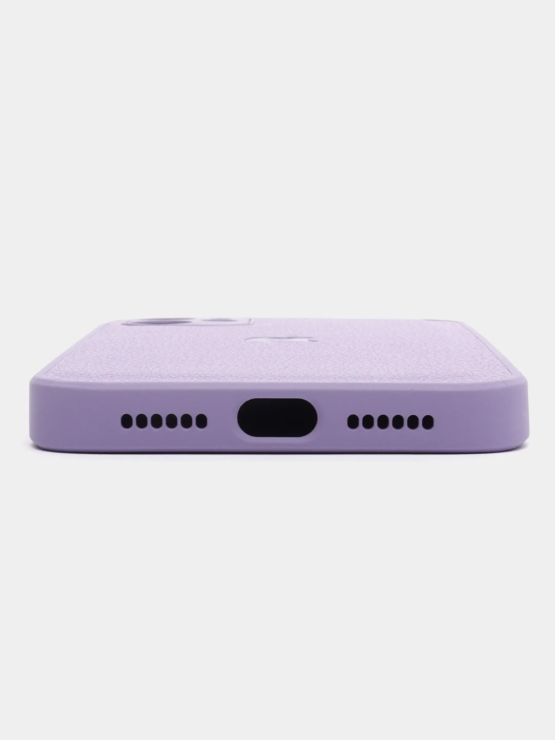 Лавандовый чехол кожаный для Apple iPhone XR, 11, 12, 13, Pro, ProMax