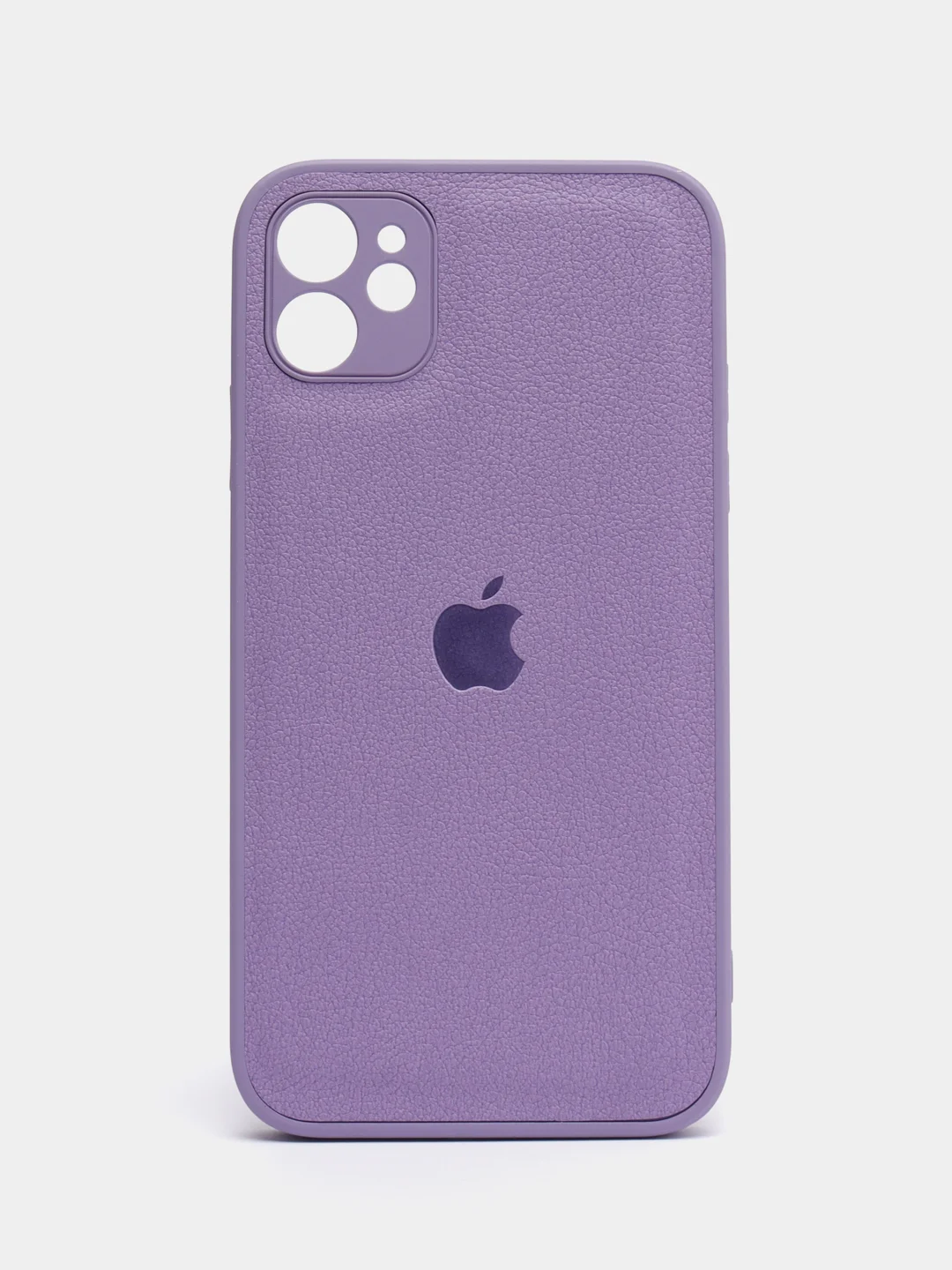 Лавандовый чехол кожаный для Apple iPhone XR, 11, 12, 13, Pro, ProMax